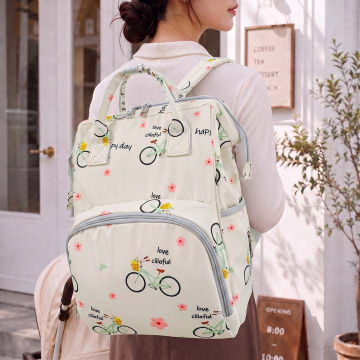 Playful Illustrated Backpack Stornfield