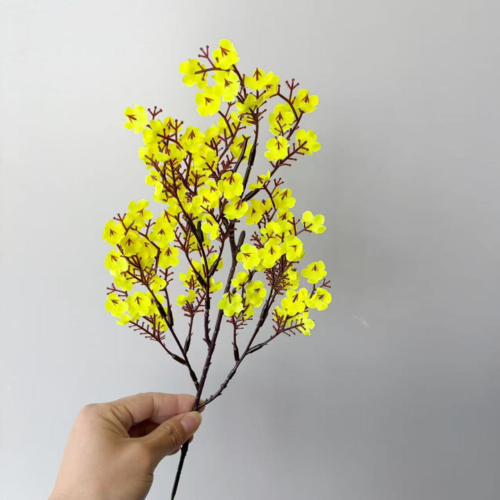 Decorative artificial flower branch