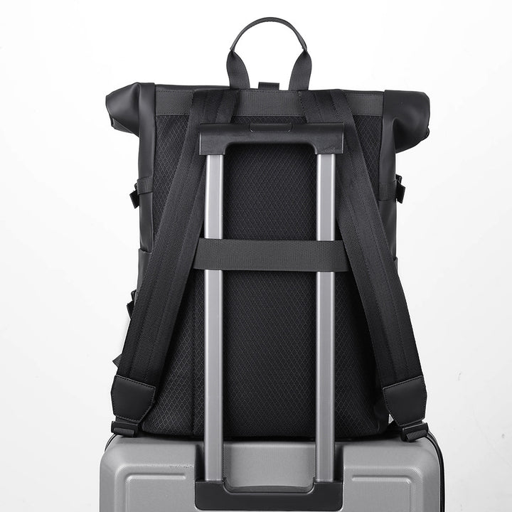 Stylish rolltop backpack with versatile organization compartments Stornfield