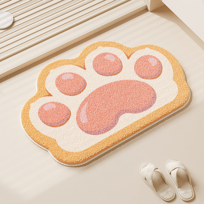 Cat Paw Shaped Floor Mat Stornfield