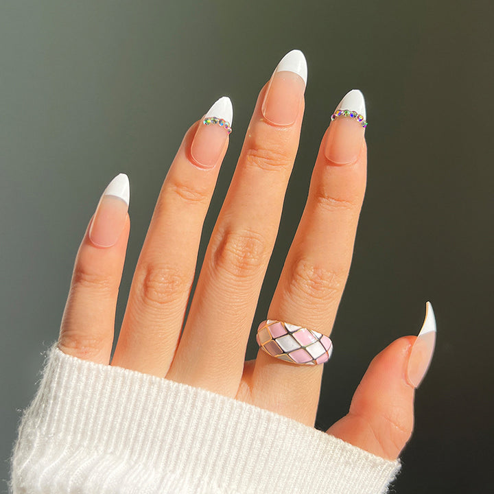 Stylish nail art with glitter accents Stornfield