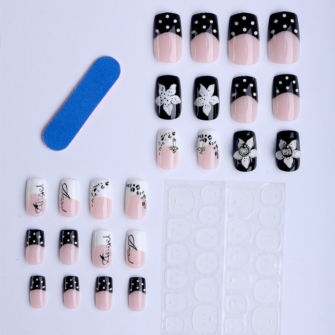 Artificial nails with Floral Design Stornfield