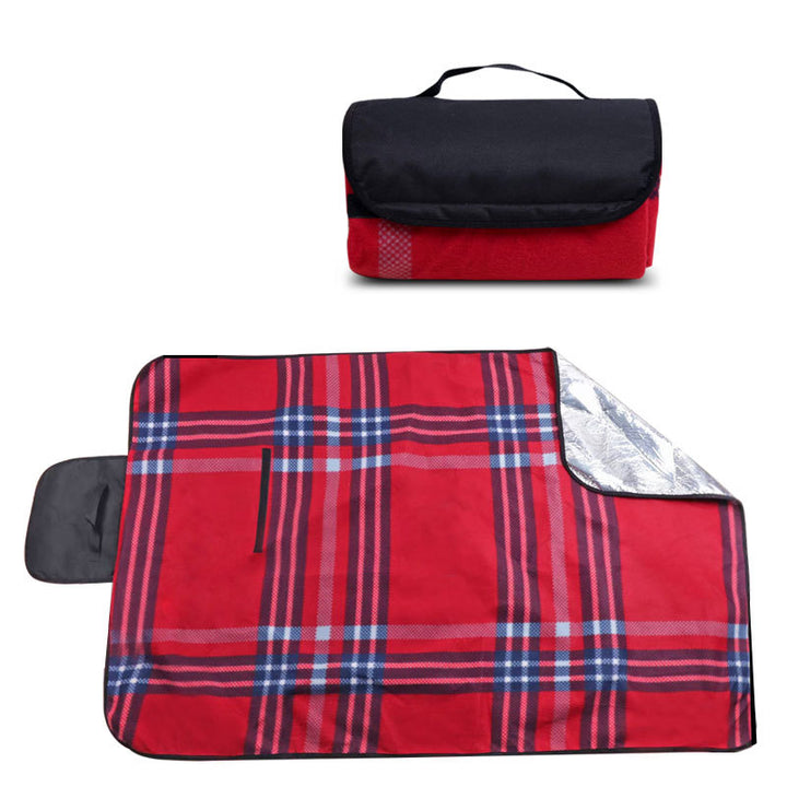 foldable picnic blanket with durable carrying handle Stornfield