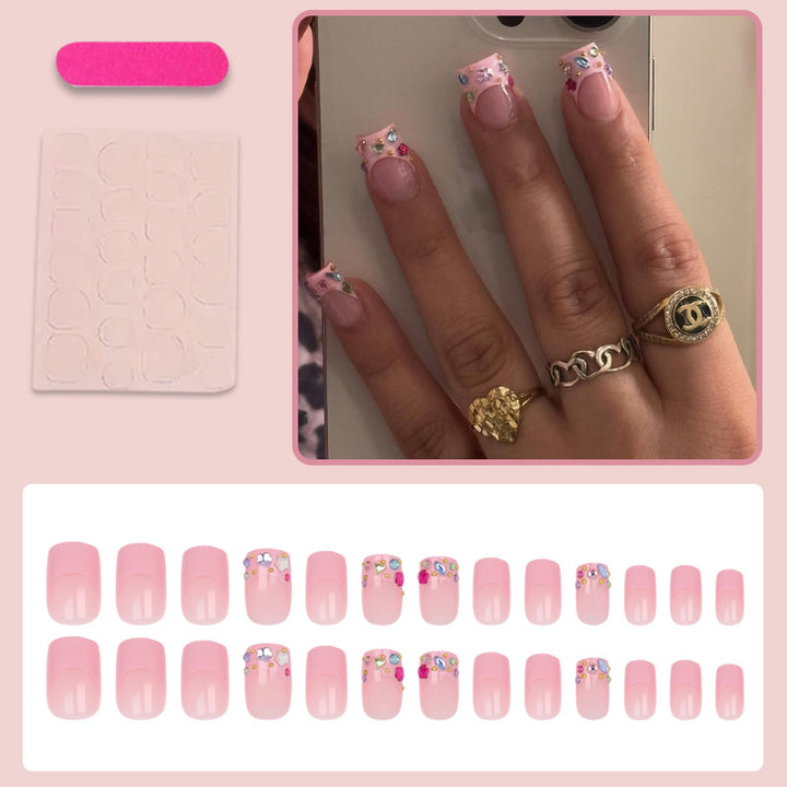 Nail art set with sparkling decorative elements Stornfield