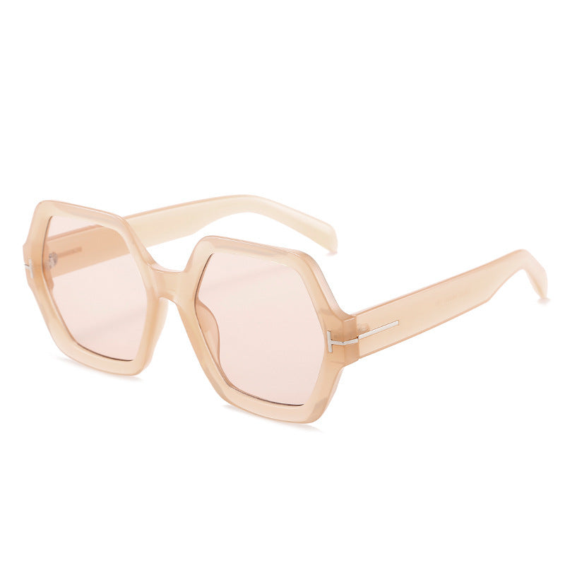 Stylish Oversized Hexagonal Sunglasses Stornfield
