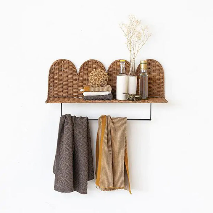 Wall shelf with woven design Stornfield