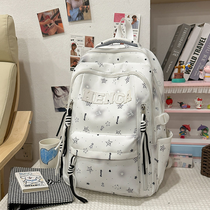 Stylish Multi-Functional Backpack with Decorative Accents Stornfield