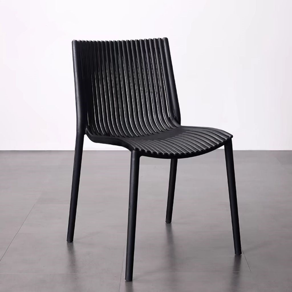 Contemporary Slatted Dining Chair Stornfield