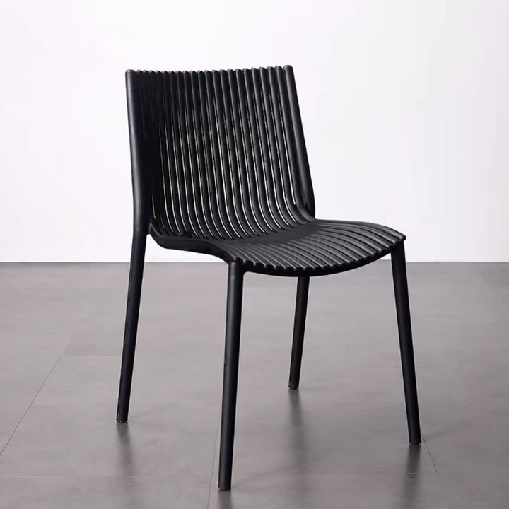Contemporary Slatted Dining Chair Stornfield