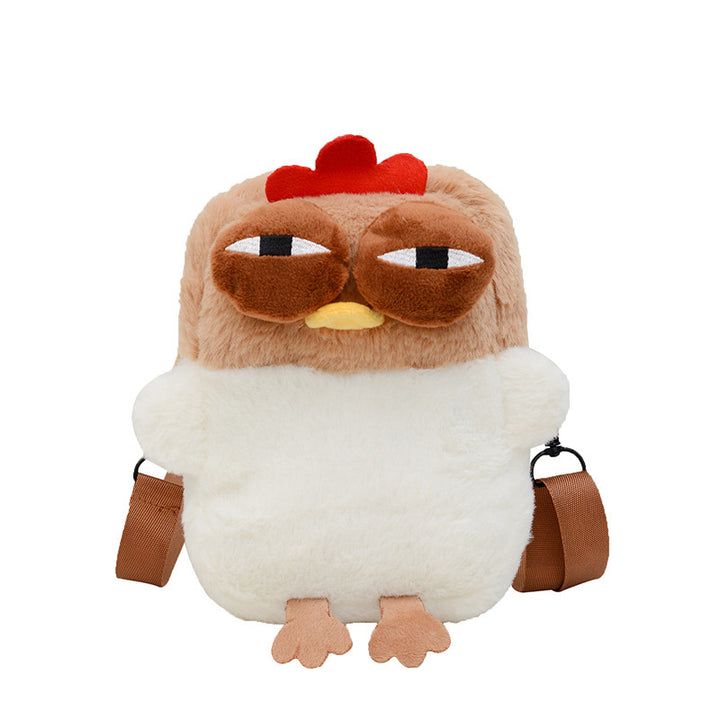 Plush Backpack with Unique Chicken Design Stornfield