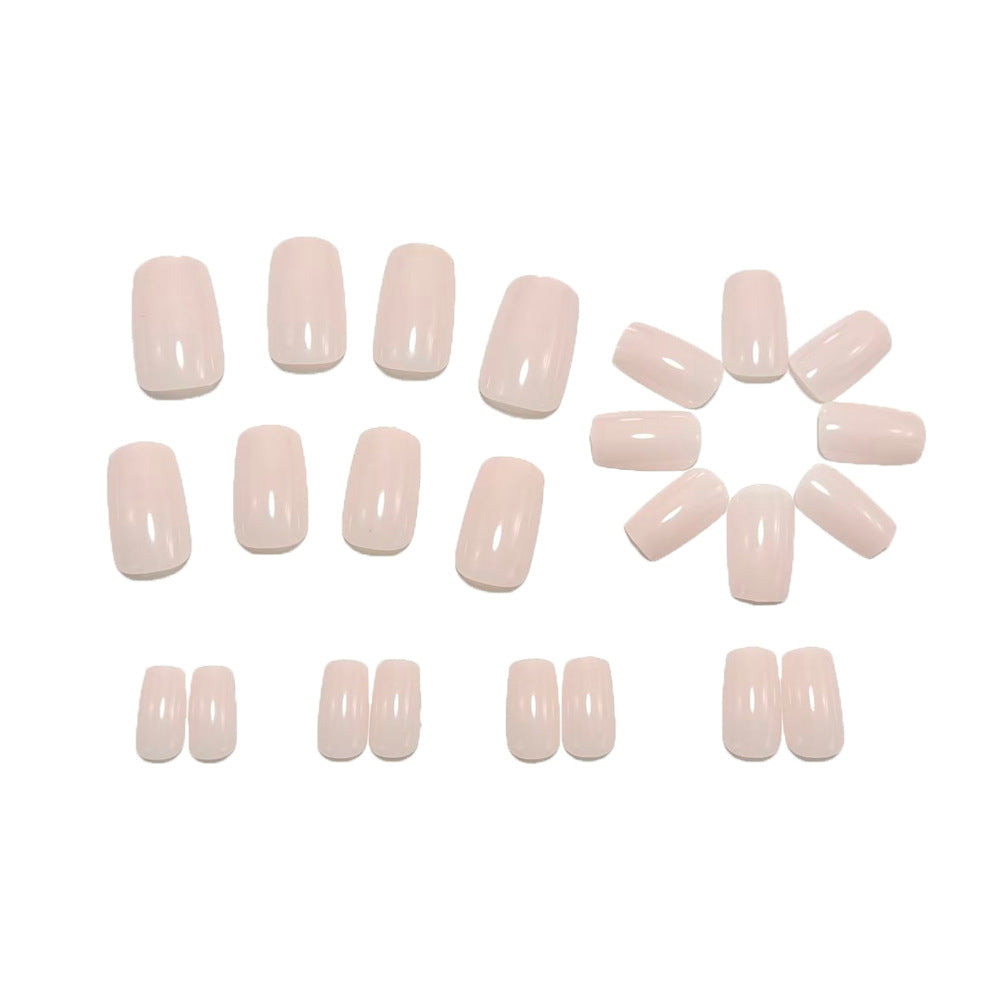 Artificial nails in elegant nude look Stornfield