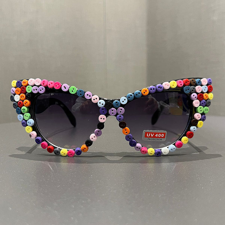 Women Cat-Eye Sunglasses with Color Accented Frame Stornfield