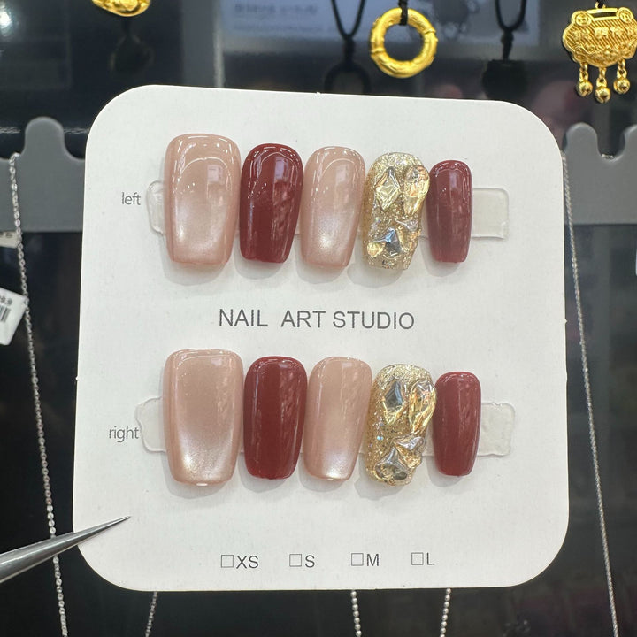 Glamorous Press-On Nail Set Stornfield