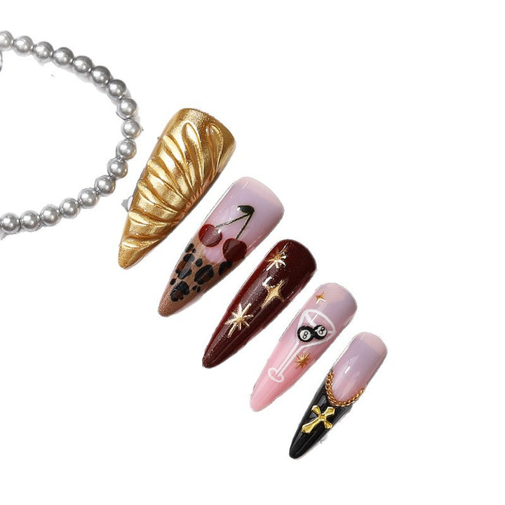Glamorous Decorative Press-On Nail Tips Stornfield