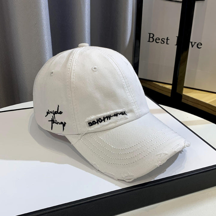 Unisex Distressed Graphic Baseball Hat Stornfield