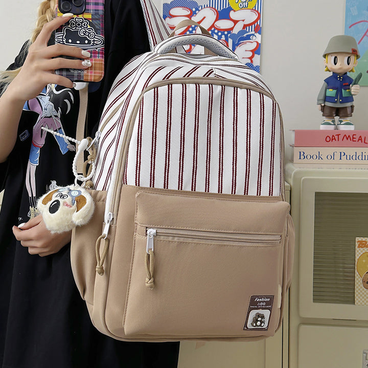 Stylish Plaid Design Backpack Stornfield