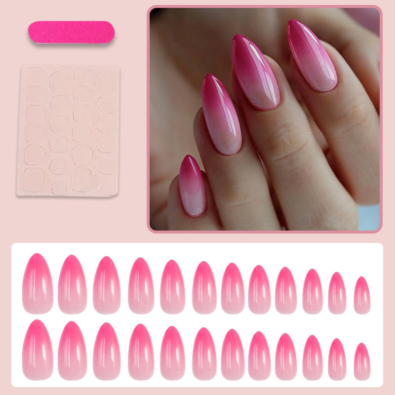 Artificial nails with elegant ombre design Stornfield