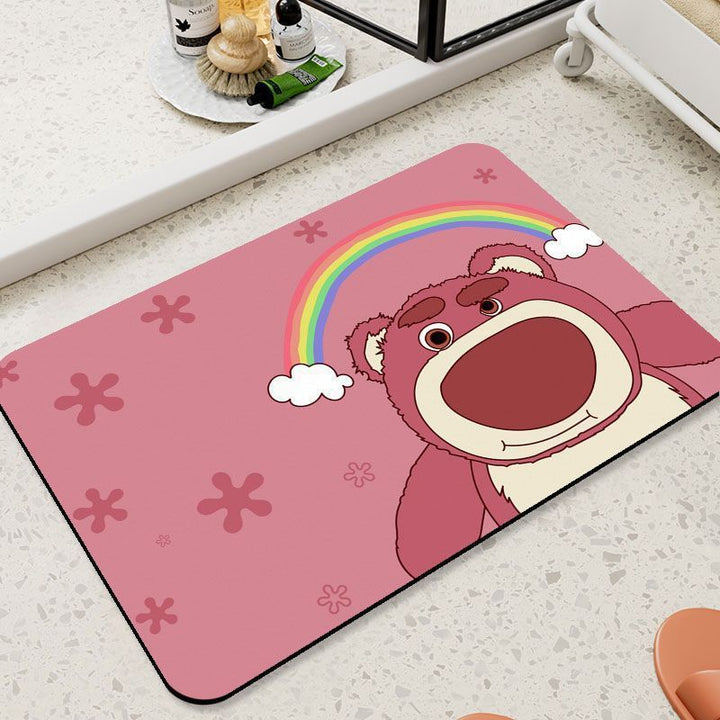 Cute Cartoon Bear Bath Mat
