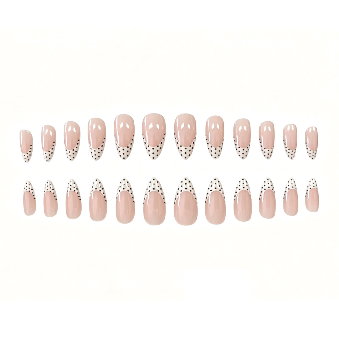 Artistic Polka Dot Nail Art Extensions Stornfield