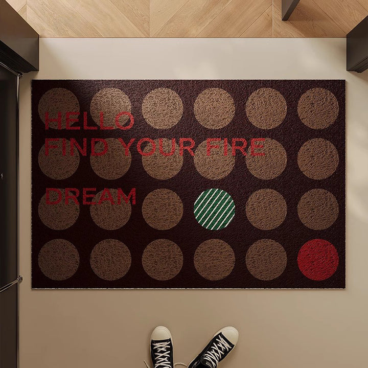 Welcome Message Indoor Doormat Stornfield