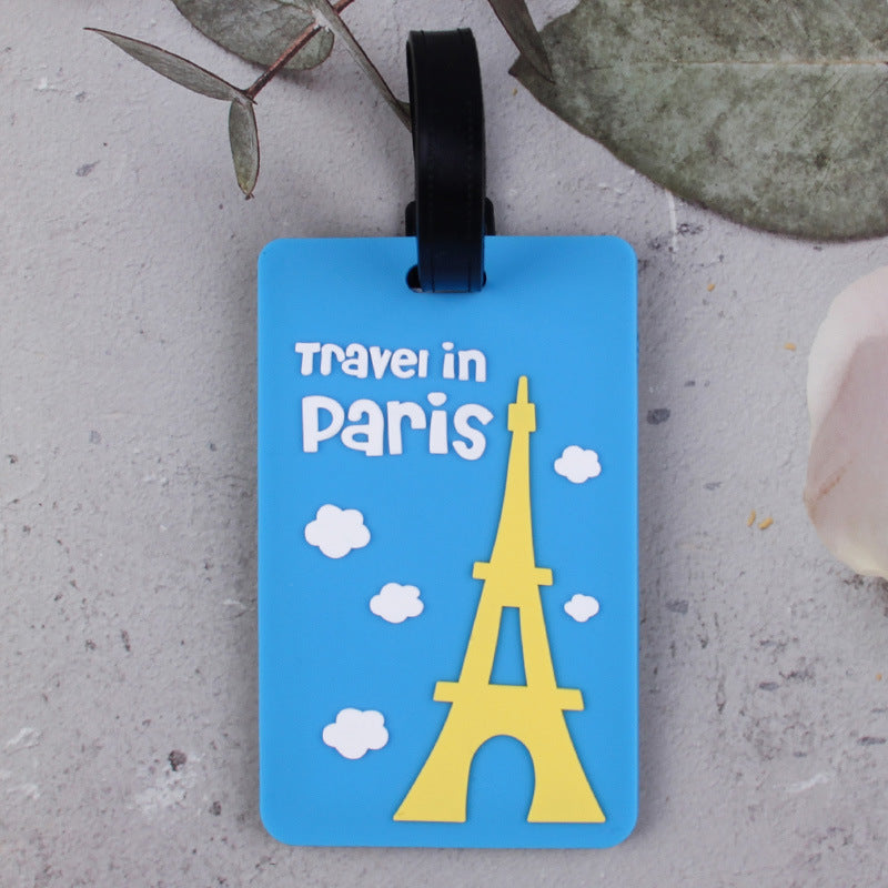 Paris-Themed Luggage Tag Stornfield