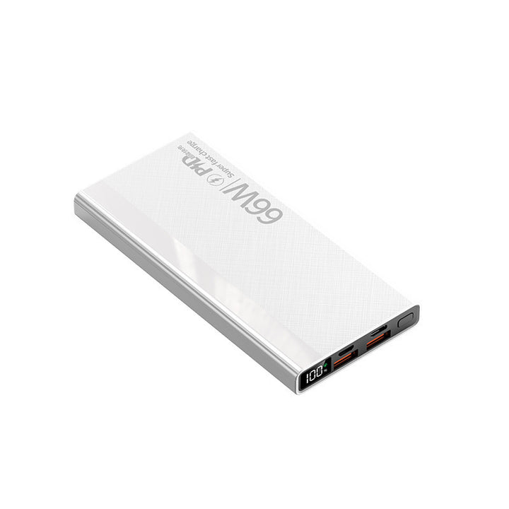 Portable Multi-Slot Power Bank with Digital Charging Status Indicator Stornfield
