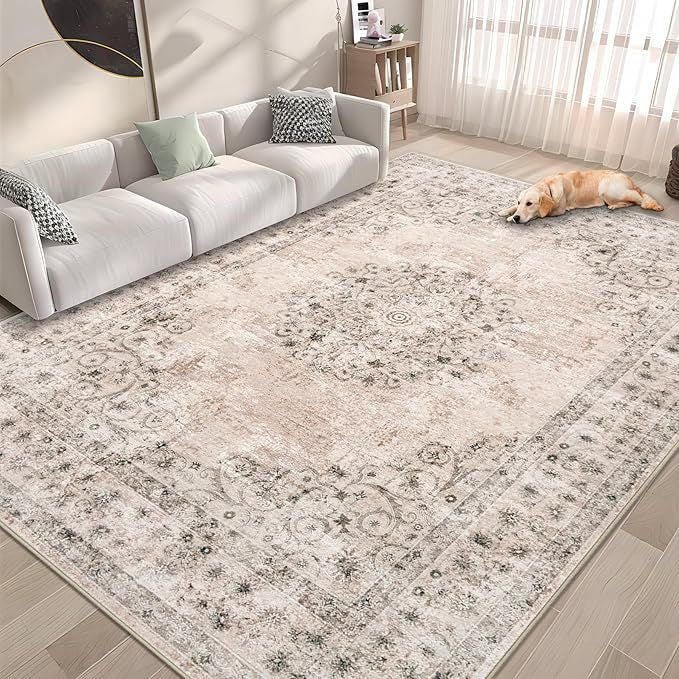Vintage-Inspired Plush Area Rug