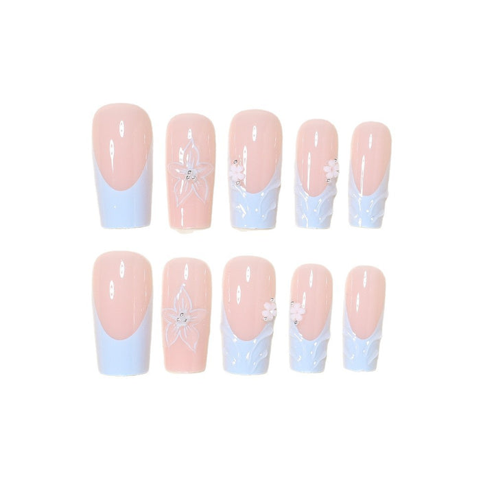 3D Floral Decorative Press-On Nail Art Stornfield