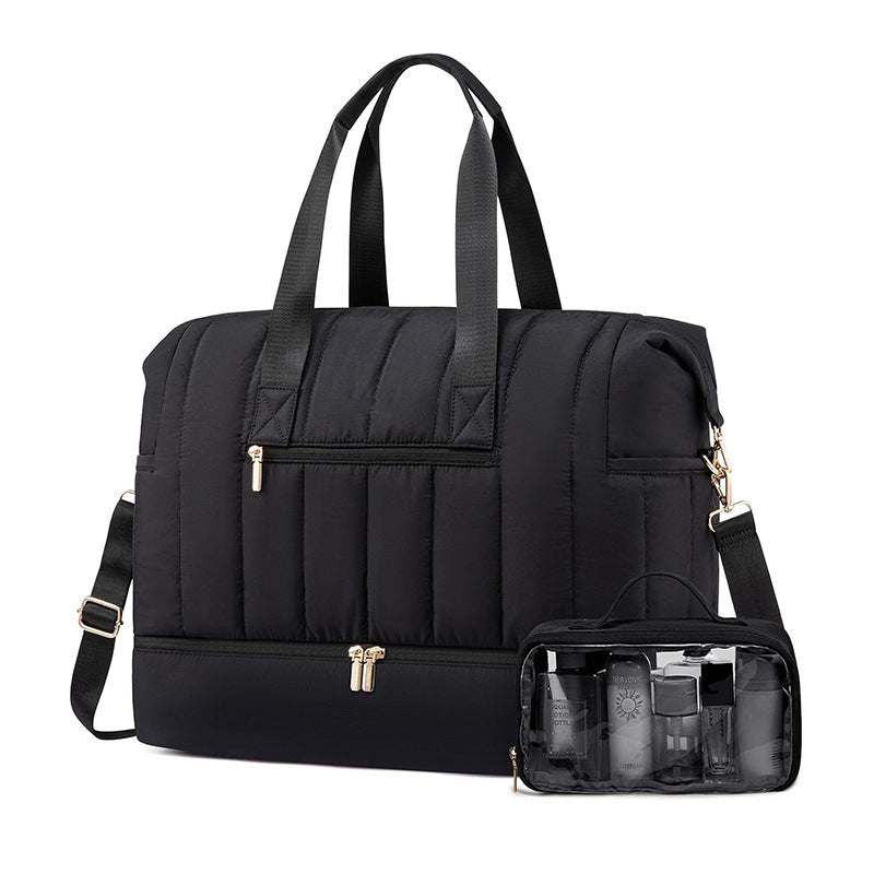 Stylish and Functional Sports Bag with Removable Cosmetic Compartment Stornfield