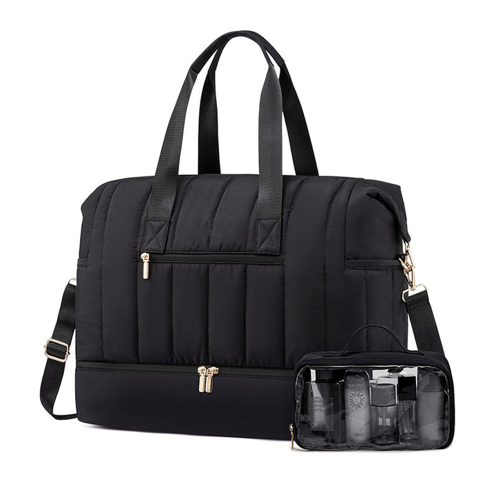 Stylish and Functional Sports Bag with Removable Cosmetic Compartment Stornfield