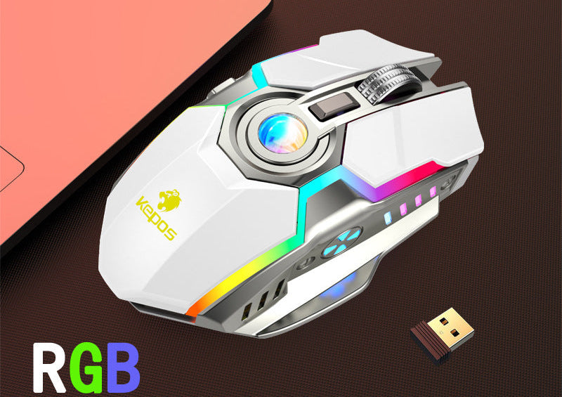 RGB Wireless Gaming Mouse with Customizable LED Lighting Stornfield