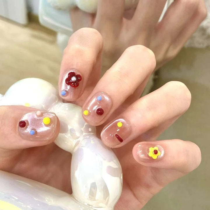 Artificial nails with playful decor Stornfield