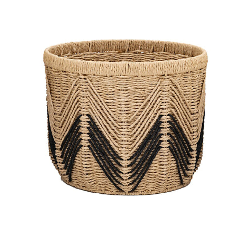 Storage basket with stylish zigzag pattern Stornfield