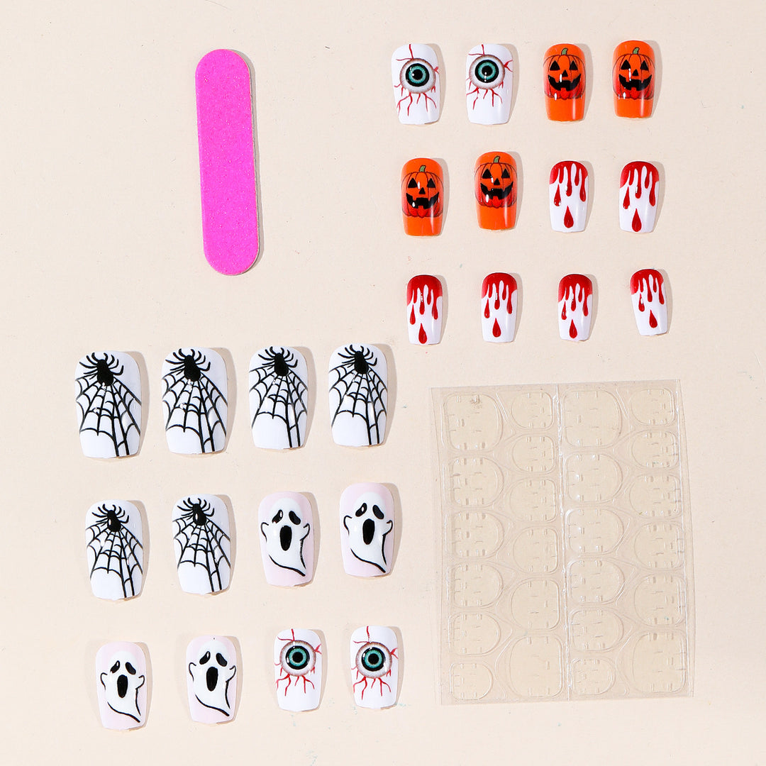 Halloween-Themed 3D Acrylic Nail Art Set Stornfield