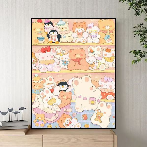 Whimsical Food-Themed Canvas Art Print Stornfield