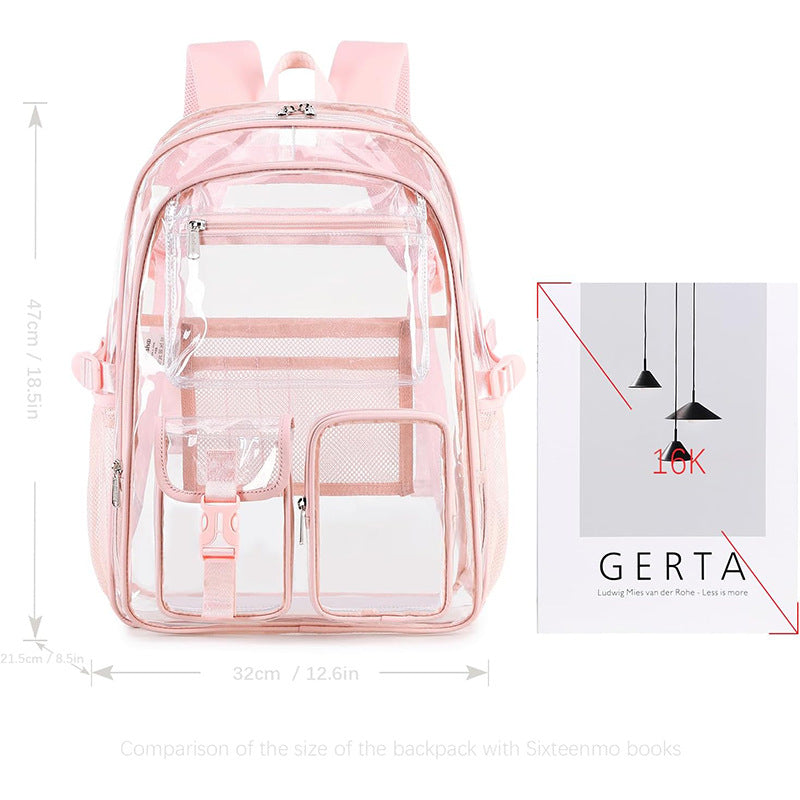 Transparent Multifunctional School Backpack Stornfield