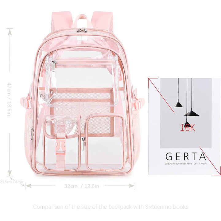 Transparent Multifunctional School Backpack Stornfield