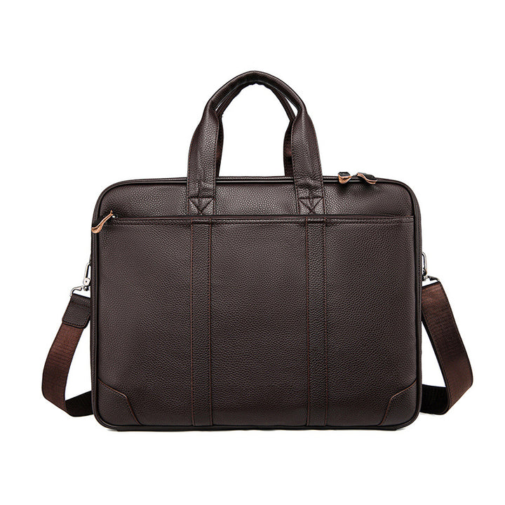 Premium Leather Business Briefcase Stornfield