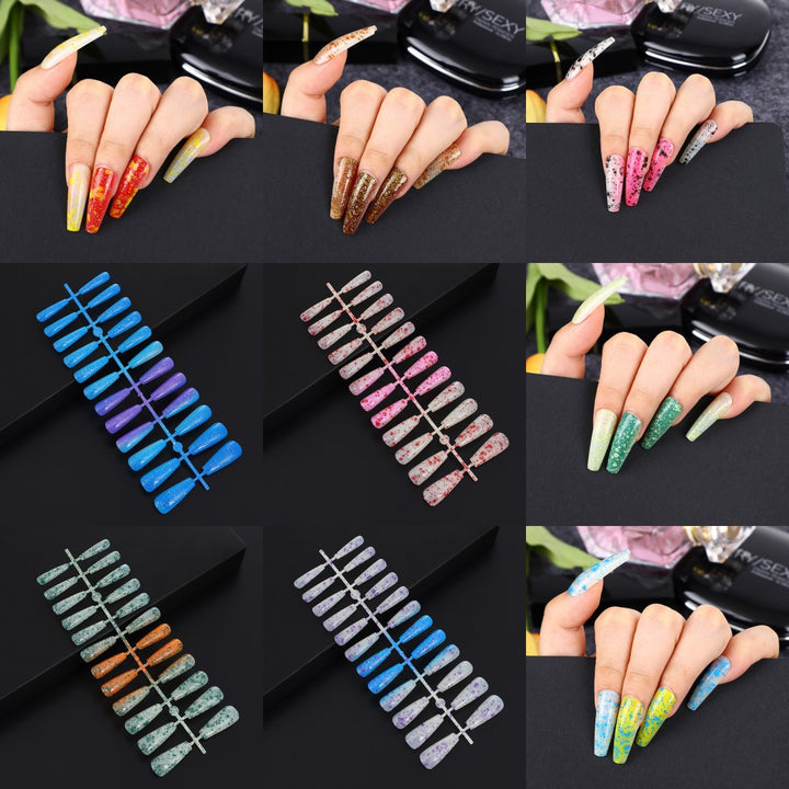 Artificial nails in creative drop design Stornfield
