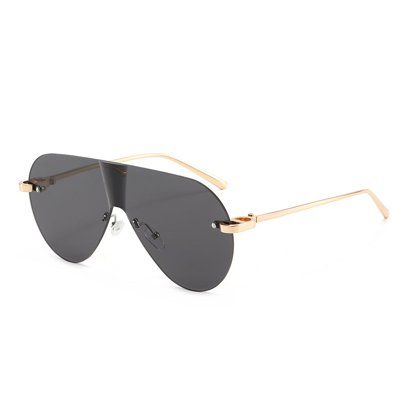Ladies Oversized Sunglasses in Modern Aviator Style Stornfield