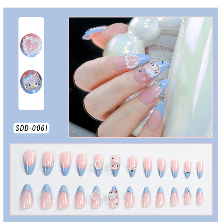 Artistic Press-On Nail Set Stornfield