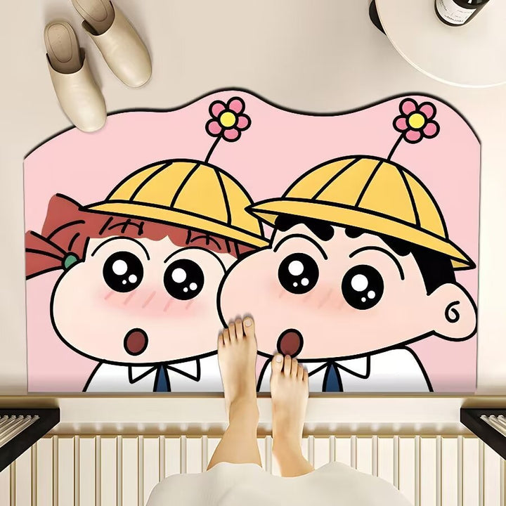 Playful Cartoon-Themed Floor Mat Stornfield