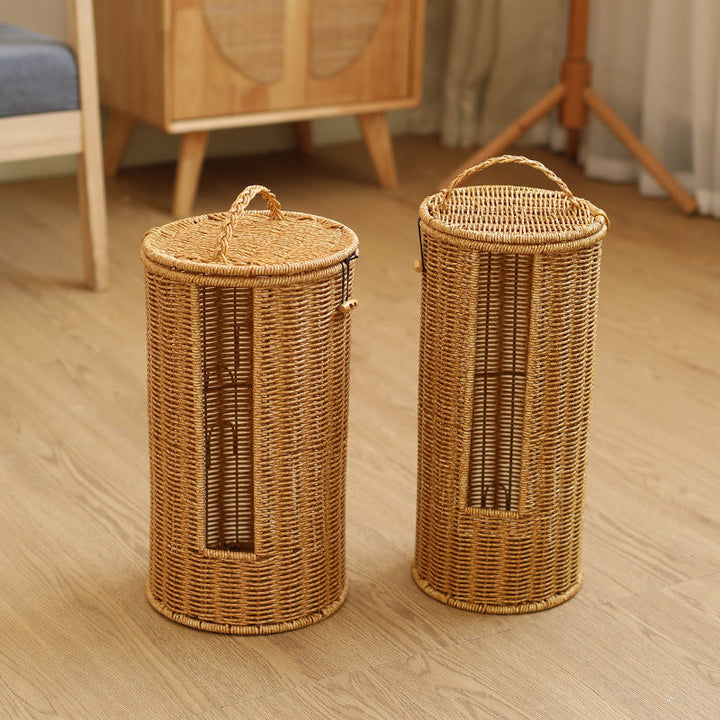 Decorative Woven Storage Cylinder Stornfield