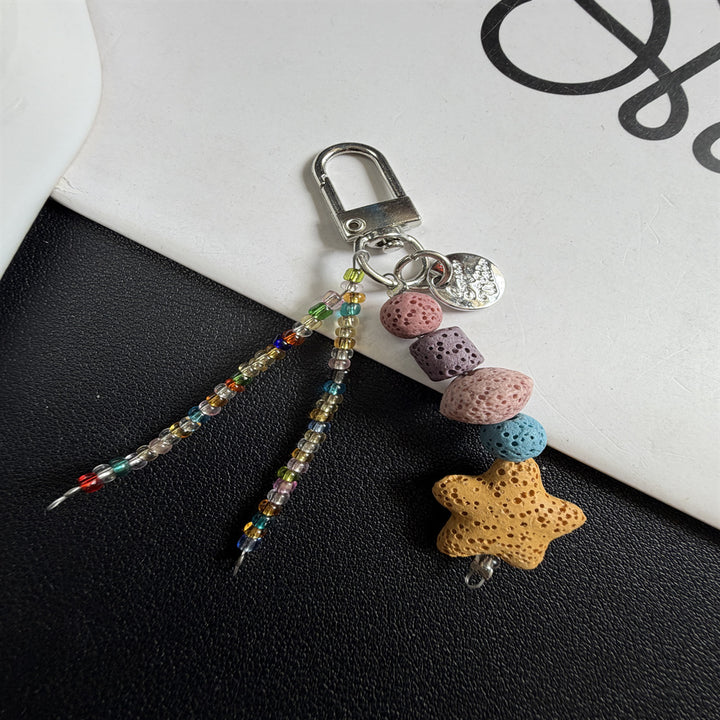 Decorative Beaded Charm Keychain Stornfield 1790135647