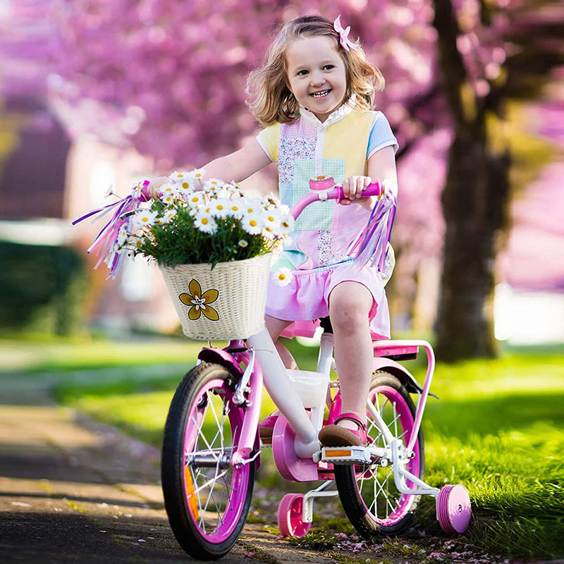Bicycle basket made of high-quality woven material Stornfield