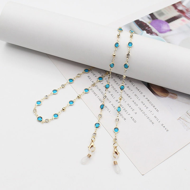 Elegant Crystal-Embellished Eyewear Chain Stornfield 1788159829