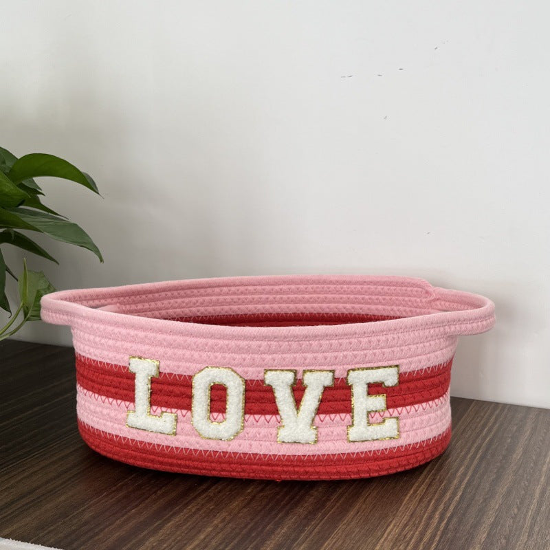 Women Decorative Storage Basket with Loving Inscription Stornfield