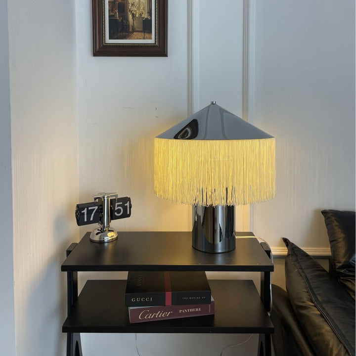Elegant Fringe Table Lamp