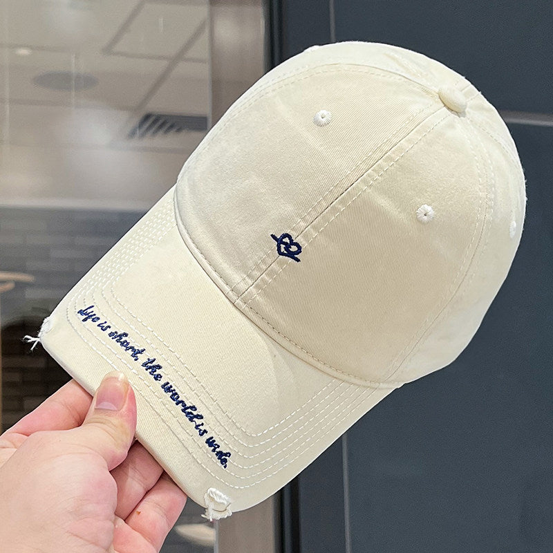 Women's Distressed Vintage Style Baseball Cap Stornfield