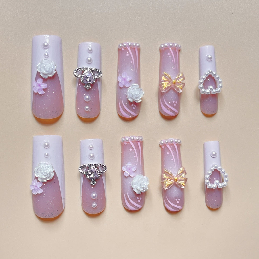Decorative 3D Nail Art Extensions Stornfield